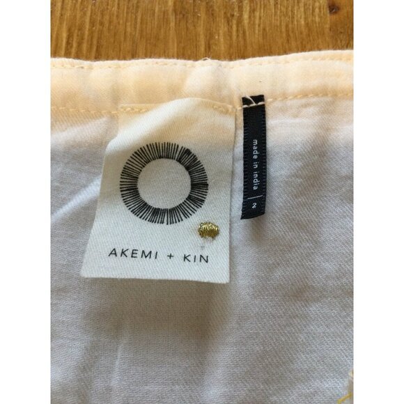 Akemi + Kin Boho Embroidered Top Bell Sleeves Floral Fairycore Fairy size 2 - Picture 5 of 9